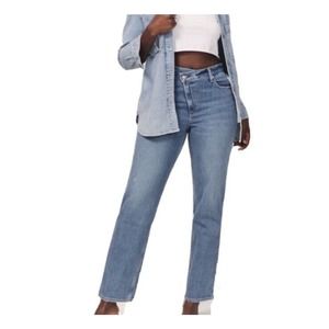 Abercrombie & Fitch The 90s Straight Ultra High Rise Curve Love Size 16R/33